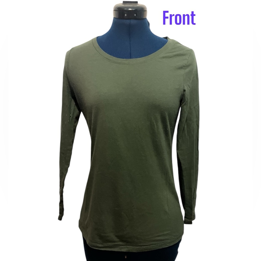 No Boundaries * Olive green top
